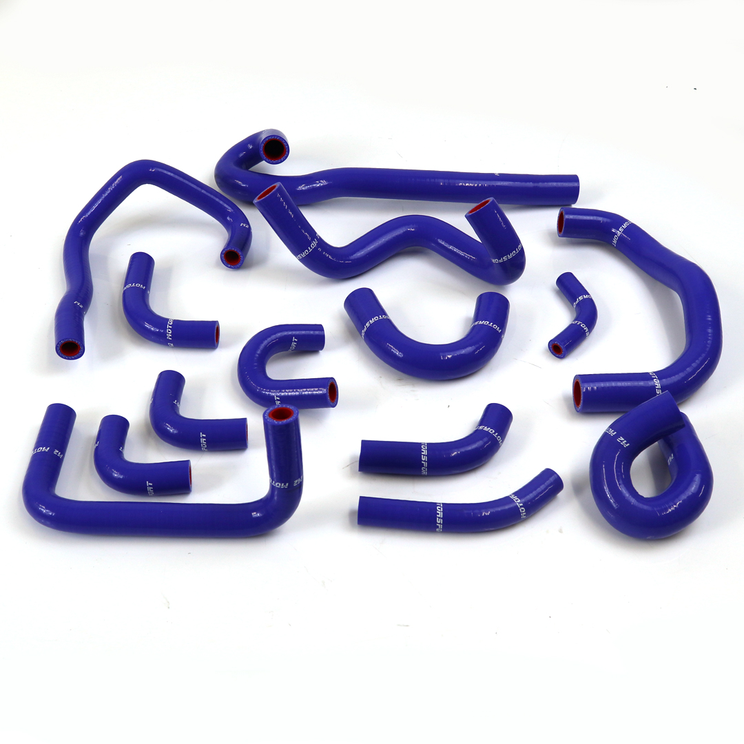 NISSAN R33 R34 GTR RADIATOR HEATER HOSES - BLUE - | M2 MOTORSPORT / M2-SRH-NIS116BL