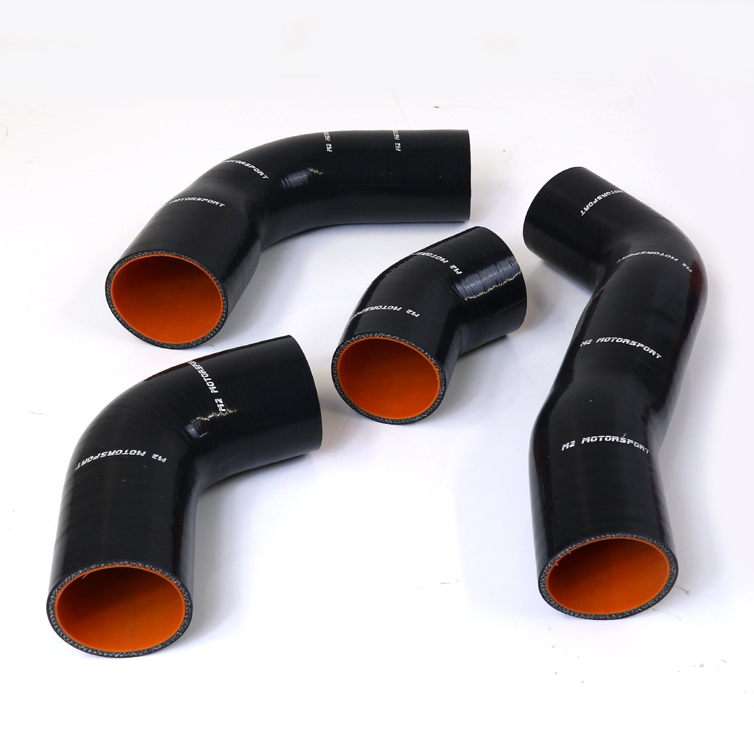 SUPRA 93-02 JZA80 2JZ SILICONE TURBO HOSES - BLACK - | M2 MOTORSPORT / M2-STH-TOY095BK